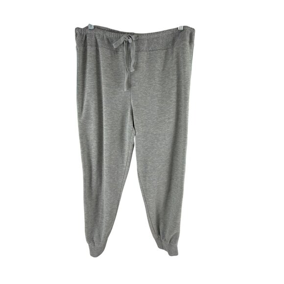 Wild Fable Gray Joggers M Rainbow Side Stripe Drawstring Pants Comfy Casual - Picture 1 of 7